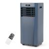 GOFLAME 8000BTU Portable Air Conditioner, 3-IN-1 Air Cooler & Dehumidifier with Remote Control, Sleep Mode, 2 Speeds and 24H Timer, Air Cooling Fan for Home & Office, Blue view 1