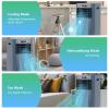 GOFLAME 8000BTU Portable Air Conditioner, 3-IN-1 Air Cooler & Dehumidifier with Remote Control, Sleep Mode, 2 Speeds and 24H Timer, Air Cooling Fan for Home & Office, Blue view 3
