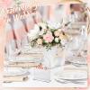 Juexica 30 Packs 5x7 Inch Clear Acrylic Arch Sign - Blank DIY Table Numbers with Stand for Weddings, Office Parties & Menus view 4