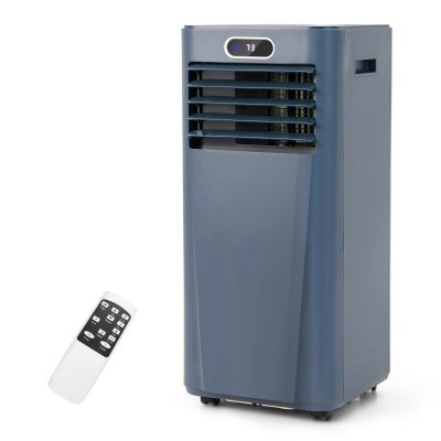 GOFLAME 10000BTU Portable Air Conditioner, 3-IN-1 Air Cooler & Dehumidifier with Remote Control, Sleep Mode, 2 Speeds and 24H Timer, Air Cooling Fan for Home & Office, Blue