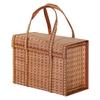 SHERCHPRY Folding Basket Portable Woven Storage for Home Organization Lightweight and Versatile for Fruits Snacks and Vegetables Decorative and Practical Use view 1