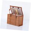SHERCHPRY Folding Basket Portable Woven Storage for Home Organization Lightweight and Versatile for Fruits Snacks and Vegetables Decorative and Practical Use view 4