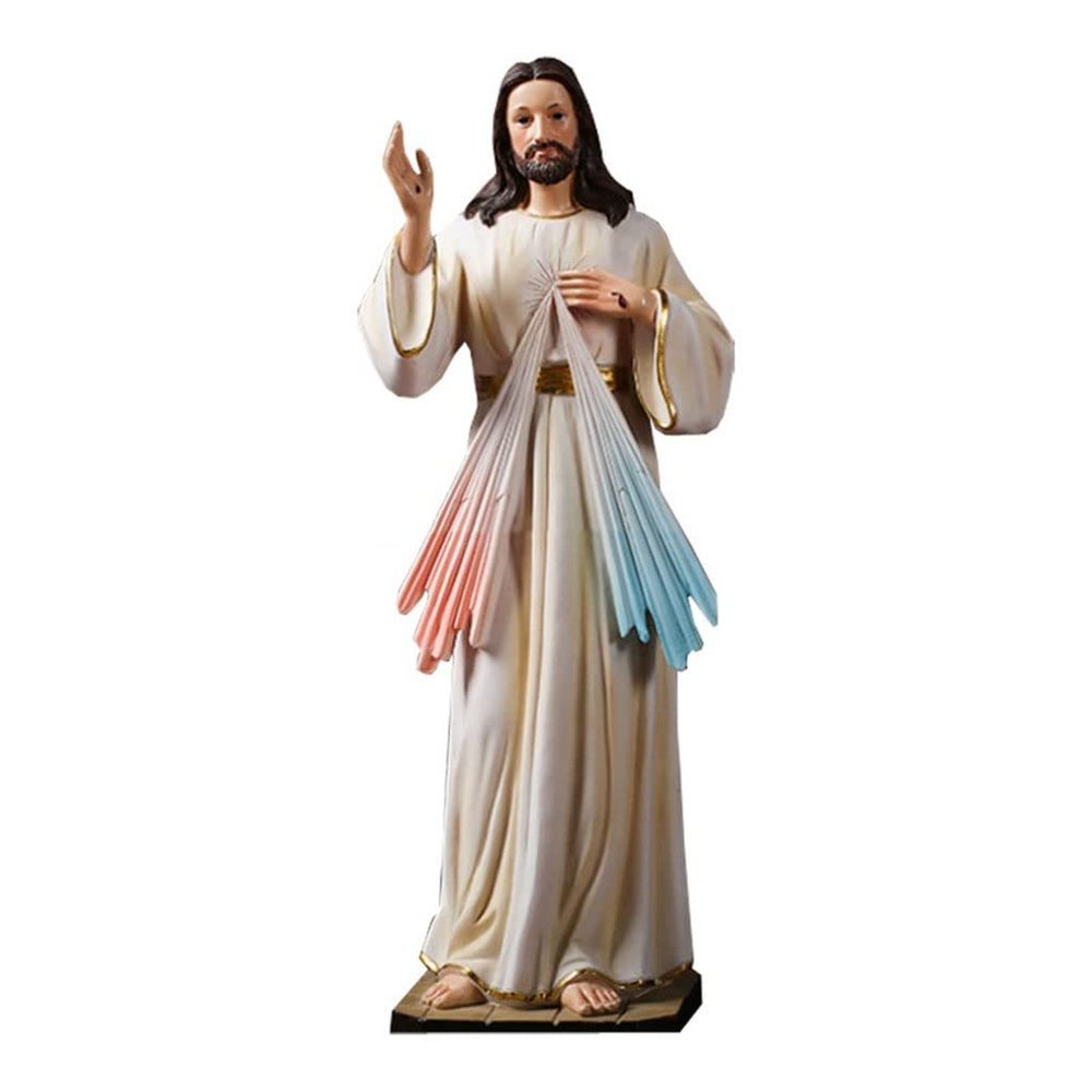 12inch Jesus Divine Mercy Statue, for Decor Holy Figurine Sculpture Figure Catholic Christian Souvenirs Gifts