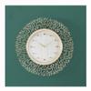 TOMYEUS Alarm Clock Creative Wall Clock New Chinese Style Living Room Atmosphere Artist and Fashion Clock Wall Clock Desk Clock (Size : D) view 1