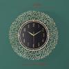 TOMYEUS Alarm Clock Creative Wall Clock New Chinese Style Living Room Atmosphere Artist and Fashion Clock Wall Clock Desk Clock (Size : D) view 2