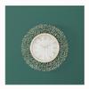 TOMYEUS Alarm Clock Creative Wall Clock New Chinese Style Living Room Atmosphere Artist and Fashion Clock Wall Clock Desk Clock (Size : D) view 4