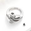 SHEIL Cremation Ring for Ash Cross Memorial Urn Jewelry Human/Pet Ash Holder Stainless Steel Funeral Keepsake Gift for Your Loved One,6 view 2