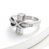 SHEIL Cremation Ring for Ash Cross Memorial Urn Jewelry Human/Pet Ash Holder Stainless Steel Funeral Keepsake Gift for Your Loved One,6 view 4