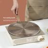 JIENAQIN 9.45inch Induction Cooktop Mat, Induction Converter Heat Diffuser Simmer Ring Plate,Stainless Steel Heat Diffuser Induction Plate with Stainless Handle Adapter Converter (24cm) view 3