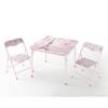 Heritage Kids Paris 3 Piece Table and Chair Set, Pink view 1