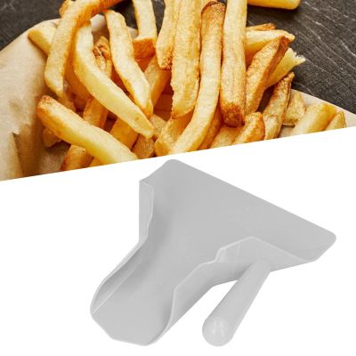 Zerodis French Fries Scoop, Popcorn Shovel, Chip Packaging Loader, Right Handle, Plastic, 1 Count, Black