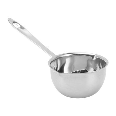 Zerodis Butter Warmer Pot, 300ML Stainless Steel, Silver, No Lid