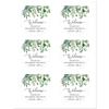 3-Inch Round Wedding Welcome Stickers - Set of 24 (Greenery) view 3