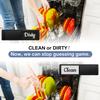 Oxepleus Clean Dirty Magnet for Dishwasher Farmhouse Design (B-Black) view 3