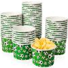 Potchen 50 Pack Paper Soccer Ice Cream Cups, 9 oz Snack Cups Disposable Dessert Soup Bowls, Sports Themed Soccer Birthday Decorations Food Containers for Team Celebration Hot or Cold Food Supplies view 1