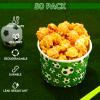 Potchen 50 Pack Paper Soccer Ice Cream Cups, 9 oz Snack Cups Disposable Dessert Soup Bowls, Sports Themed Soccer Birthday Decorations Food Containers for Team Celebration Hot or Cold Food Supplies view 4