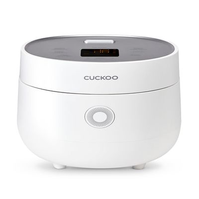 CUCKOO Micom Rice Cooker 3-Cup Uncooked / 6-Cup Cooked with Nonstick Inner Pot, Small Rice Maker with 8 Menu Options, Fuzzy Logic Technology, Auto Clean, Quick Rice Mode, White (CR-0375FW)