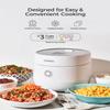 CUCKOO Micom Rice Cooker 3-Cup Uncooked / 6-Cup Cooked with Nonstick Inner Pot, Small Rice Maker with 8 Menu Options, Fuzzy Logic Technology, Auto Clean, Quick Rice Mode, White (CR-0375FW) view 3