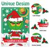 EMPOF Christmas Games - Pin The Heart Christmas Crafts Games for Kids Families Party, Cute Wall Decor Party Supplies Favors, Indoor Xmas Decorations Home Decor, Xmas Kids Activities Presents view 3