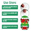 EMPOF Christmas Games - Pin The Heart Christmas Crafts Games for Kids Families Party, Cute Wall Decor Party Supplies Favors, Indoor Xmas Decorations Home Decor, Xmas Kids Activities Presents view 4
