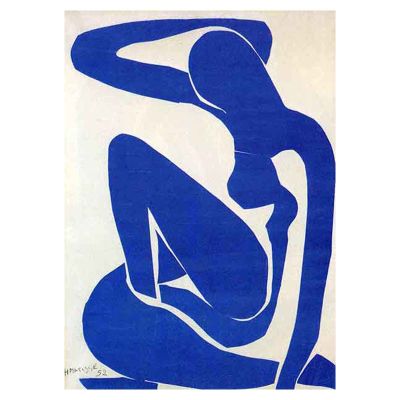 Canvas Oil Paintings Henri MatisseBlue NudeWall Art Posters and Prints Canvas Wall Art Fauvism Pictures for Living Room and Bedroom Home Decor20x28cm8x11inch,Unframed)