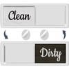 Oxepleus Clean Dirty Magnet for Dishwasher Farmhouse Design (A-Silver) view 1