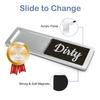 Oxepleus Clean Dirty Magnet for Dishwasher Farmhouse Design (A-Silver) view 4