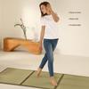 MustMat Tatami Mat Rush Grass Tatami Mattress Japanese Traditional Foldable (twin-39"x78") view 3