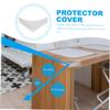DOITOOL Corner Protector Corner Protector 4 Pcs Box Guard Antique Brass Box Desk Cover for Furniture Desk Table view 3