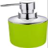 Bathroom Accessories Set 6 Pcs Luxury Bath Accessories Bath Set Toothbrush Holder,Lotion Bottles, Tooth Mug, Soap Dish, Toilet Brush, Trash Can,Apple Green view 4