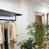 AddGrace Industrial Pipe Clothing Rack 20.5" Black Heavy Duty Garment Rack DIY 2 Pack Wall Mounted Closet Rod for Hanging Clothes (Gold) 52cm view 3