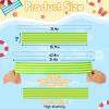 8 Count Towel Bands for Beach Chairs Cruise Towel Clips for Lounge Beach Pool Chairs Towel Strap Holder Elastic Windproof Beach Accessories for Summer (Vivid Style) view 2