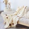 Bnuitland Burritos Tortilla Throw Blanket, 300 GSM Double Sided Giant Funny Gift, Realistic Super Soft Novelty Taco Swaddle Food Blanket for Kids and Pets Wrap view 2
