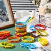 Zomiboo 36 PCS Camping Party Favors Silicone Bracelets Wristbands Happy Camper Party Supplies Birthday Decoration for Camping Adventure Birthday Party Theme view 3