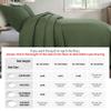 HOMBYS 3 Piece Oversized King Quilt Set Bedspread 128x120 Reversible Lightweight Coverlet Summer Comforter Set (Super King Plus(128x120), Olive) view 3