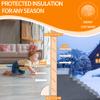 TORRAMI 38" Door Draft Stopper Under Bottom Insulation Noise Air Stopper 2.0LB,Draft Stopper Guard Seal for Doors and Windows - Dark Blue view 4