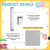 Juexica 2 Sets Cotton Candy Mesh and Clip Stabilizer Kit White Reusable Cotton Candy Machine Supplies Compatible with Floss Maker for Kitchen view 3