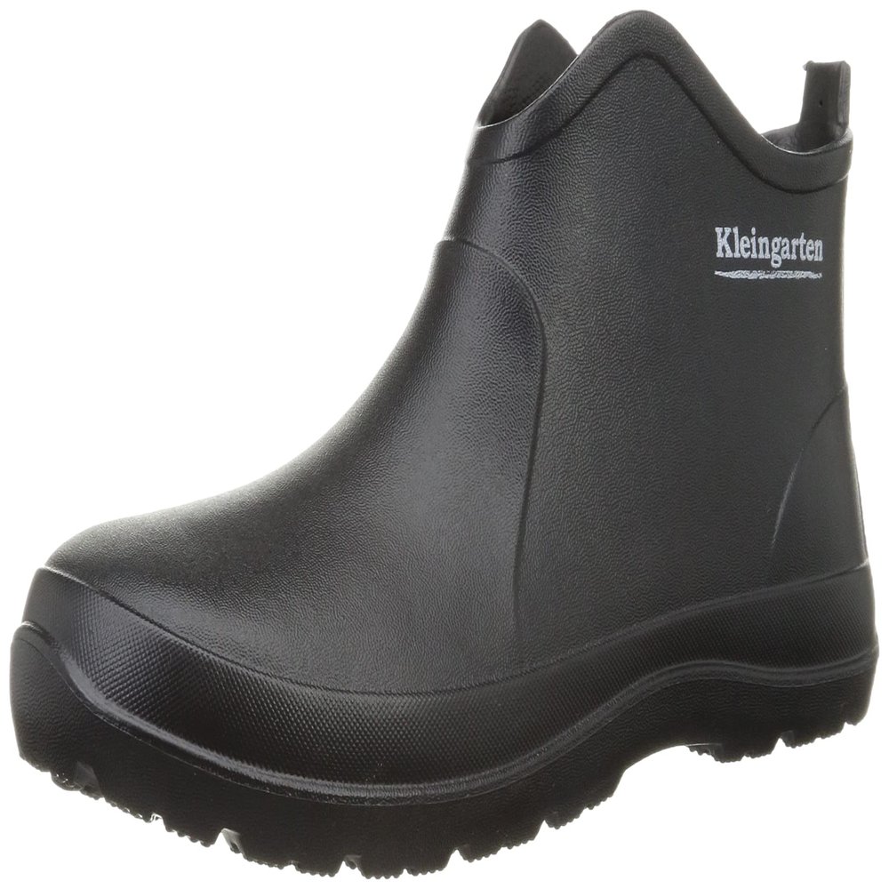 Kleingarten LB-405 LB-405BK Unisex Rain Boots, Lightweight, Garden Boots, Short, Black, XX-Large