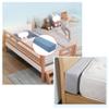 Bed Gap Filler Bed Gap Filler Bolster Hotel Guests Stayover Family Gathering Bed Gap Filler Sofa Headboard Protection Soft Cushion Soft Gap Headboard (Color : Light Brown, Size : 20X15X150cm) view 3