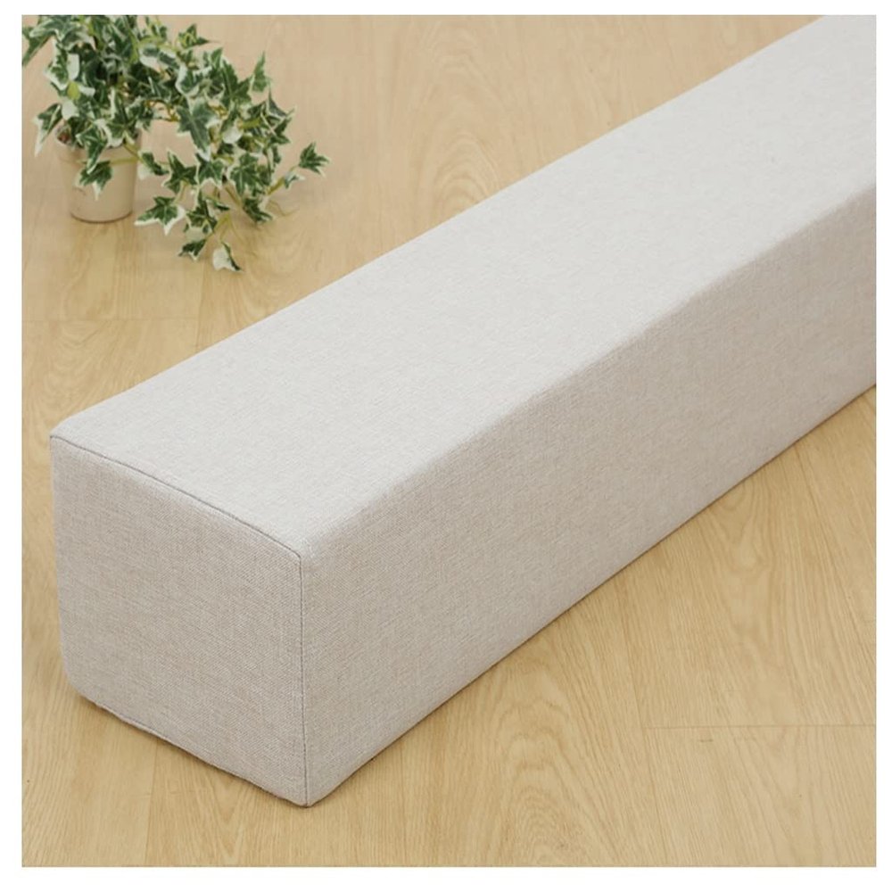 Bed Gap Filler Bed Wedge Pillow Gap Filler Headboard Pillow Mattress Close The Gap Between Headboard and Mattress Bed Gap Filler Bolster Headboard Cushion (Color : Beige, Size : 10X15X150cm)