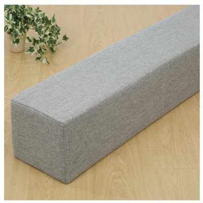 Bed Gap Filler Bed Wedge Bolster Pillow Gap Between Bed and Mattress Headboard Wall Positioning Support Pillow Reading Pillow Gap Filler Headboard Cushion (Color : Dark Gray, Size : 10X15X50cm)