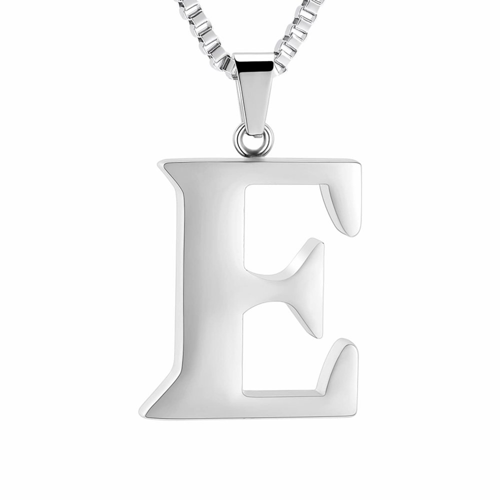 SHEIL Letter Cremation Jewelry for Ashes Urn Pendant Necklace for Ashes Keepsake Memorial Ashes Urn Jewelry for Pet/Human