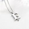 SHEIL Letter Cremation Jewelry for Ashes Urn Pendant Necklace for Ashes Keepsake Memorial Ashes Urn Jewelry for Pet/Human view 2