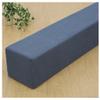 Bed Gap Filler Bed Wedge Pillow Headboard Pillow/Mattress Bolster Pillow Close The Gap Between Your Mattress and Headboard Bedside Protection Cushion (Color : Dark Blue, Size : 10X15X150cm) view 1