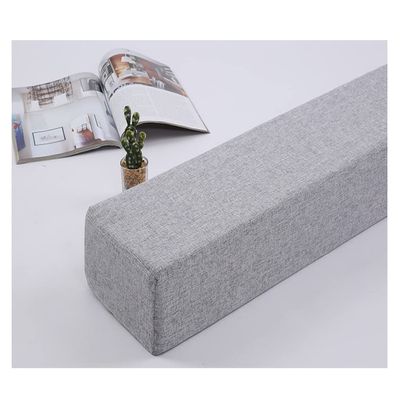 Bed Gap Filler Bolster Pillow Bed Pillow Close Gap Between Bed and Mattress Headboard Wall Backrest Positioning Support Pillow Reading Pillow Gap Filler (Color : Gray, Size : 20X18X80cm)