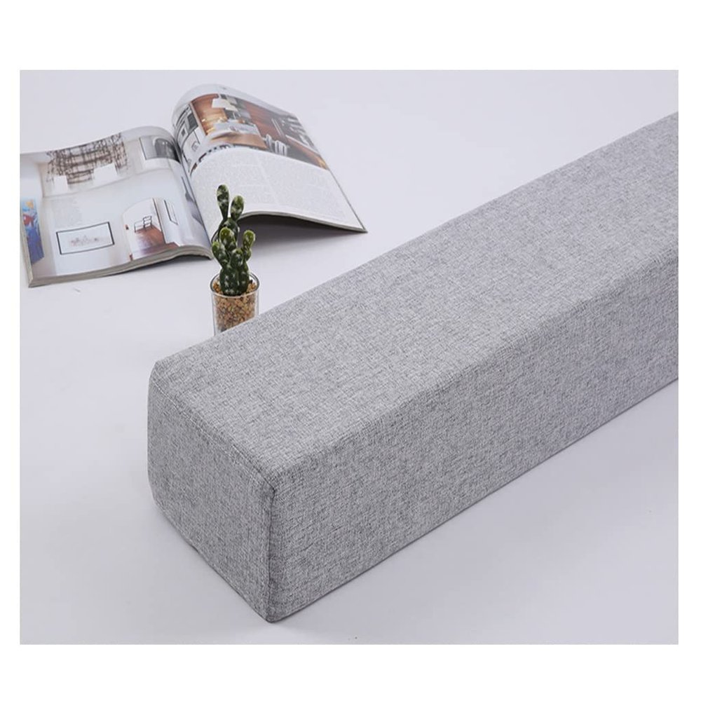 Bed Gap Filler Bolster Pillow Bed Pillow Close Gap Between Bed and Mattress Headboard Wall Backrest Positioning Support Pillow Reading Pillow Gap Filler (Color : Gray, Size : 20X18X80cm)