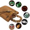 STOBOK Leather Drawstring Pouch - Storage Bags for Jewelry, Grocery, Craft, Necklace - Reusable Pouches for Party, Wedding, Home Storage view 4