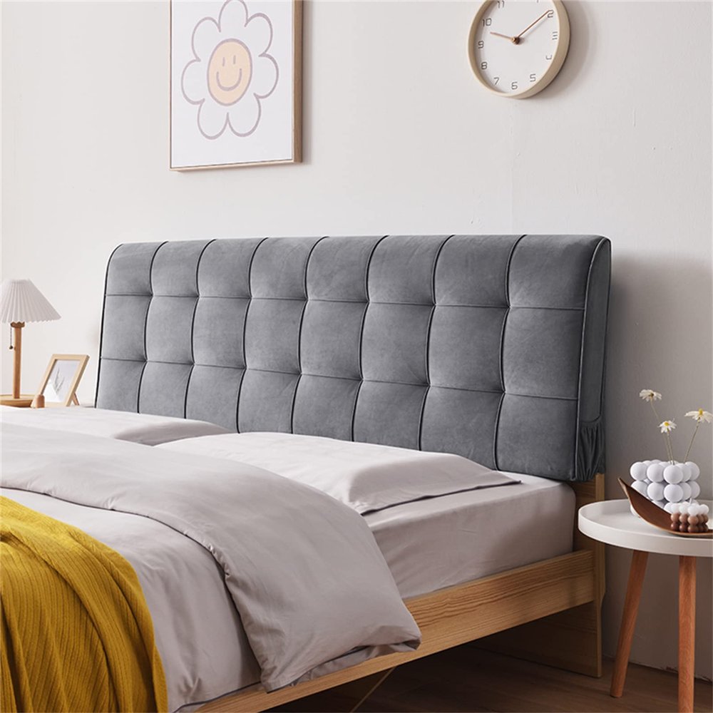 Ergonomics Headboard Cushion Wall Pillow Reading Pillow Back Support for Sitting Up in Bed Large Adult Backrest Wedge Cushion Removable Cover King Bed Cushion,B,No headboard 78.7"/200cm