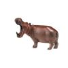 Brass Cute Hippo Figurine Tabletop Decor,Hippo Statue, Office Study Decorative Ornament, Bronze Animal Sculpture Collection view 1