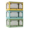 Aroya Storage Box, Foldable, Can Be Accessed from All Directions, Clothes Organizer, With Wheels, Storage Case, Clothes Storage, Lid, Large Capacity, Large Capacity, For Home, Office, Car, Stackable, view 1